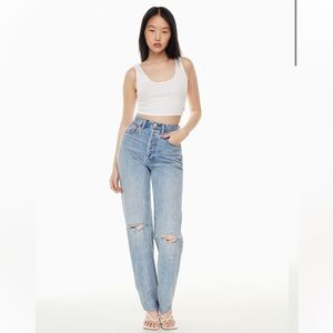 Denim Forum The Joni High Rise Loose Denim Jeans size 29